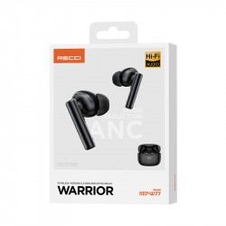 Recci Warrior TWS In-ear Bluetooth Handsfree Headphones Black