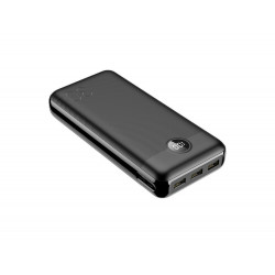 Veger L30 Power Bank 30000mAh 20W with 3 USB-A Ports and USB-C Port Black