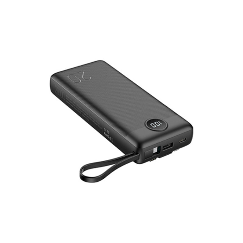 Veger C20 Power Bank 20000mAh with USB-A Port and USB-C Port Black