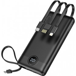 Veger C20 Power Bank 20000mAh with USB-A Port and USB-C Port Black