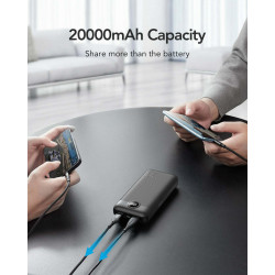 Veger L20S - VP2039PD Power Bank 20000mAh with 2 USB-A Ports Black