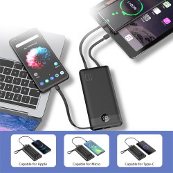 Veger C10 Power Bank 10000mAh with USB-A Port Black