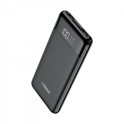 Veger L11 Power Bank 10000mAh with USB-A Port and USB-C Port Black