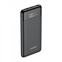 Veger L11 Power Bank 10000mAh με Θύρα USB-A και Θύρα USB-C Μαύρο