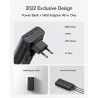 Vrurc W1146 Power Bank 10000mAh 20W with 2 USB-A Ports and USB-C Port Power Delivery / Quick Charge 3.0 Black