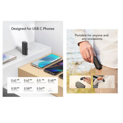 Veger V0556 Power Bank 5000mAh 20W με Θύρα USB-C Power Delivery Μαύρο