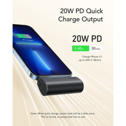 Veger V0556P Power Bank 5000mAh 20W Power Delivery Lightning Black