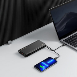 Veger TC130 Power Bank 25000mAh 130W with USB-A Port and USB-C Port Power Delivery Black