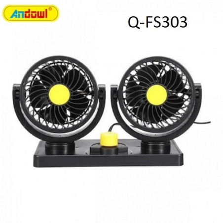 ANDOWL Q-FS303B CAR DUAL FAN DC24V