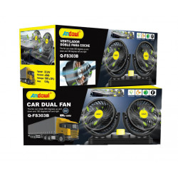 ANDOWL Q-FS303B CAR DUAL FAN DC24V