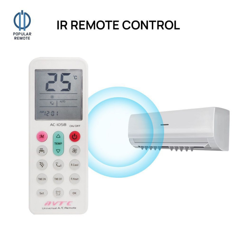 AC-1058 UNIVERSAL AC REMOTE AC-1058