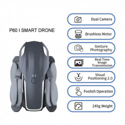 P60 Pro Drone with 4K Camera - Smartphone Compatible