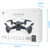 P30 Plus Drone with 4K Camera and Controller, Compatible with Smartphones