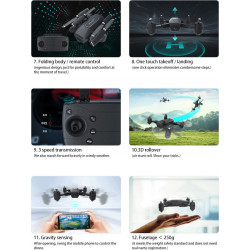 P30 Plus Drone with 4K Camera and Controller, Compatible with Smartphones