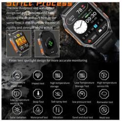 TKY-88 Smartwatch with Oscilloscope (Black)