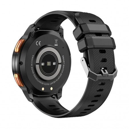 Aoke AK59 Smartwatch με Παλμογράφο (Μαύρο)