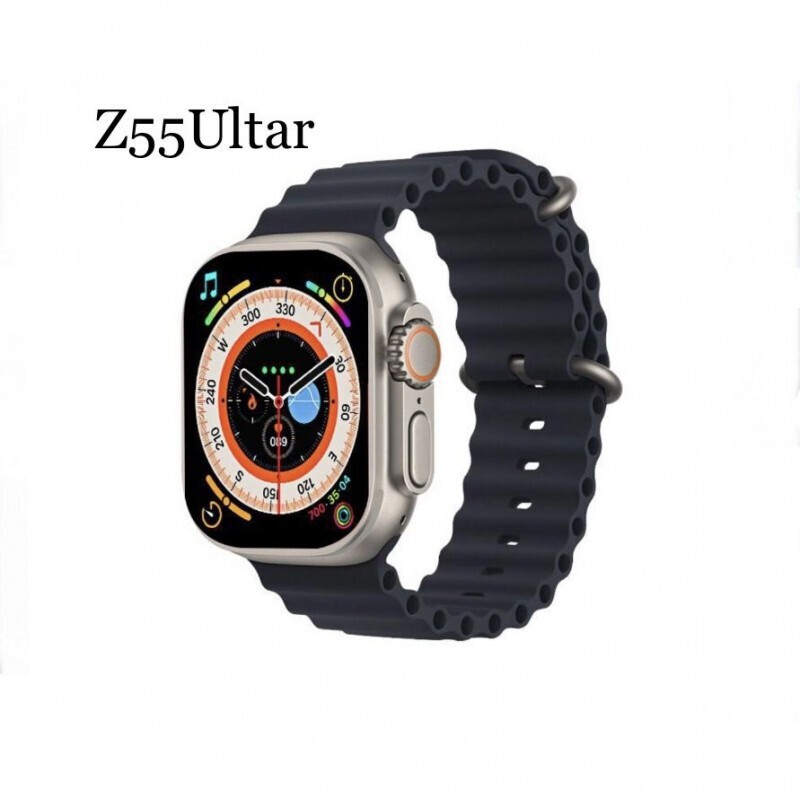 Z55 Ultra Smartwatch με Παλμογράφο (Μαύρο)