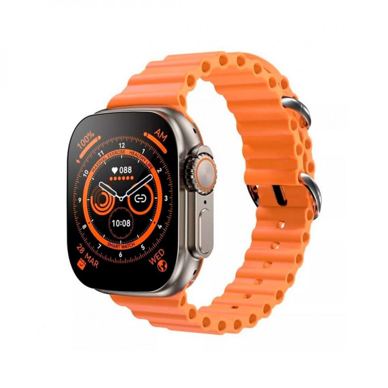 DT8 Ultra+ Smartwatch with Oscilloscope (Orange)