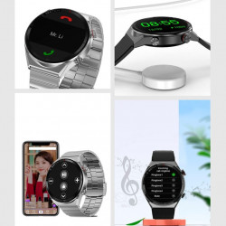 DT3 Mate  Smartwatch με Παλμογράφο (Μαύρη)