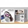 Andowl Q-MAX11 Wireless Bluetooth On Ear Headphones with 8 Hours of Operation Silver