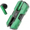 Andowl Q-E07 Earbud Bluetooth Handsfree Headphones with Charging Case Green