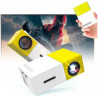 ANDEWL YG-300 Mini Projector Λάμπας LED Κίτρινος