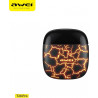 Awei T28 Pro Earbud Bluetooth Handsfree Headphone with Charging Case Ice Crack Orange