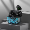 Awei T29 Pro In-ear Bluetooth Handsfree Headphone with Charging Case Ice Crack Blue