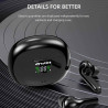 Awei T15P In-ear Bluetooth Handsfree Ακουστικά με Θήκη Φόρτισης Μαύρα