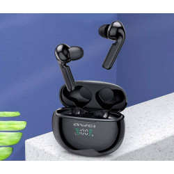 Awei T15P In-ear Bluetooth Handsfree Headphone with Charging Case Black