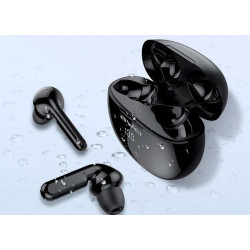 Awei T15P In-ear Bluetooth Handsfree Ακουστικά με Θήκη Φόρτισης Μαύρα