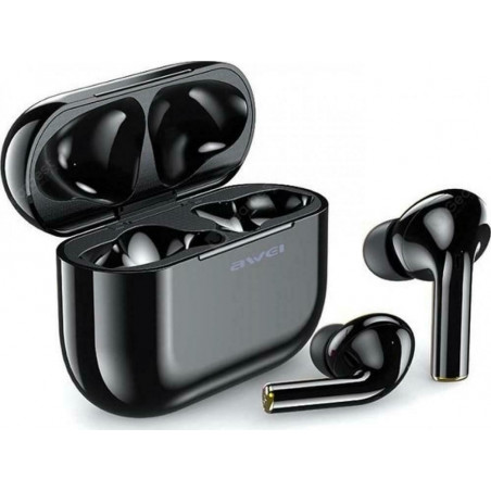 Awei T29 In-ear Bluetooth Handsfree Sweatproof Headphone with Charging Case Black