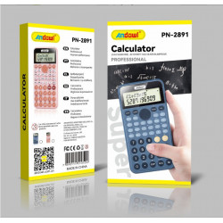 ANDOW CALCULATOR PN-2891 PINK