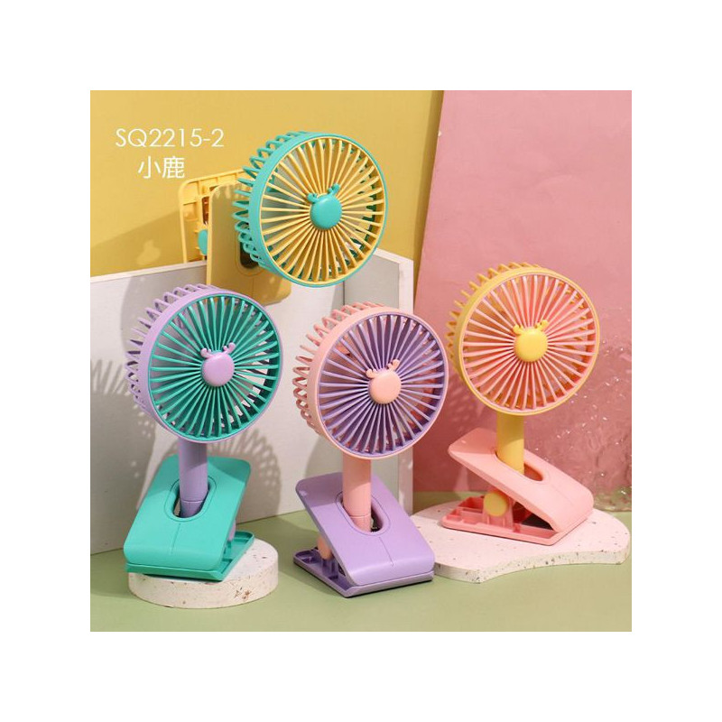 HANDHELD DESKTOP USB FAN SQ2215-2 DEER