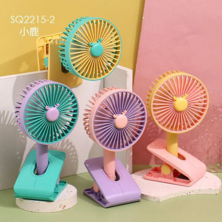 HANDHELD DESKTOP USB FAN SQ2215-2 DEER